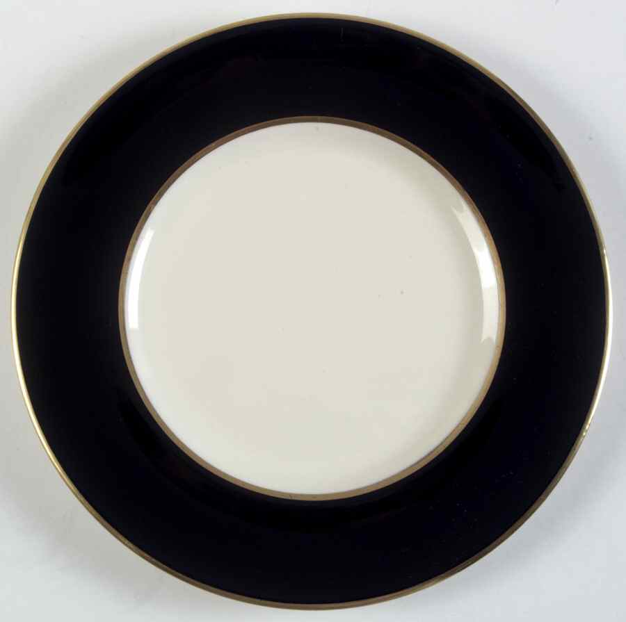 5940 Blue Luncheon Plate by Fondeville-1