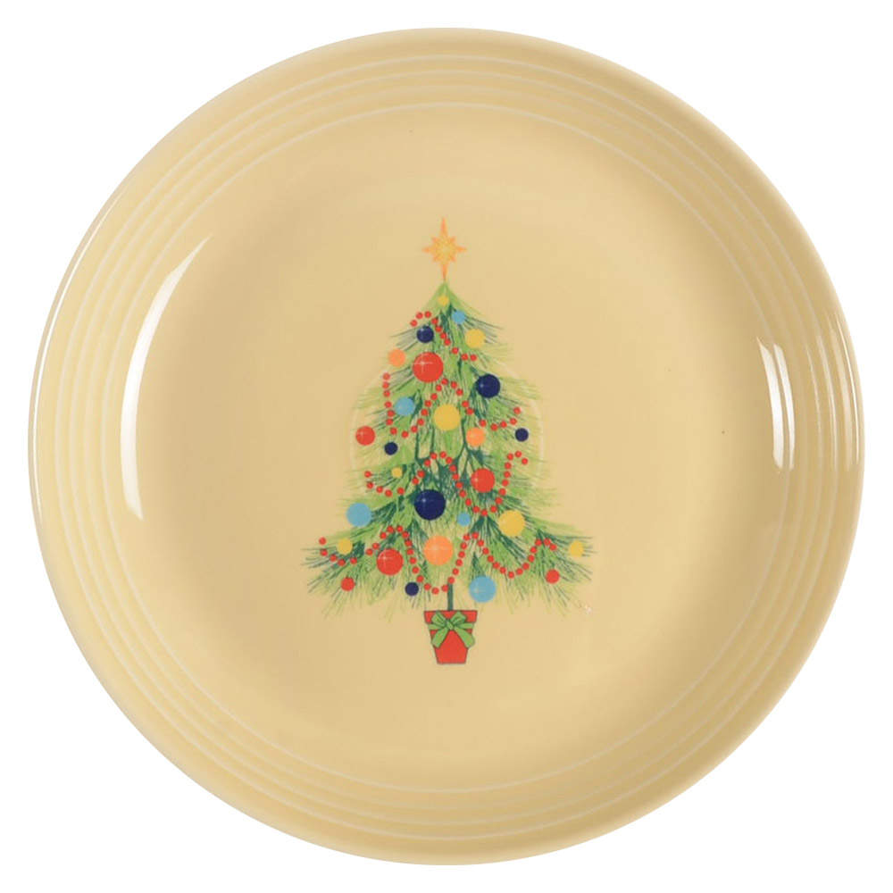 Fiesta Christmas Tree Luncheon/Salad Bowl by Fiesta Tableware Company-1