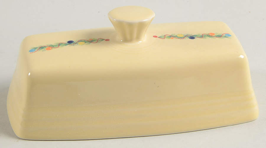 Fiesta Christmas Tree Lid for Extra Large 1/4 Lb Butter by Fiesta Tableware Company-1