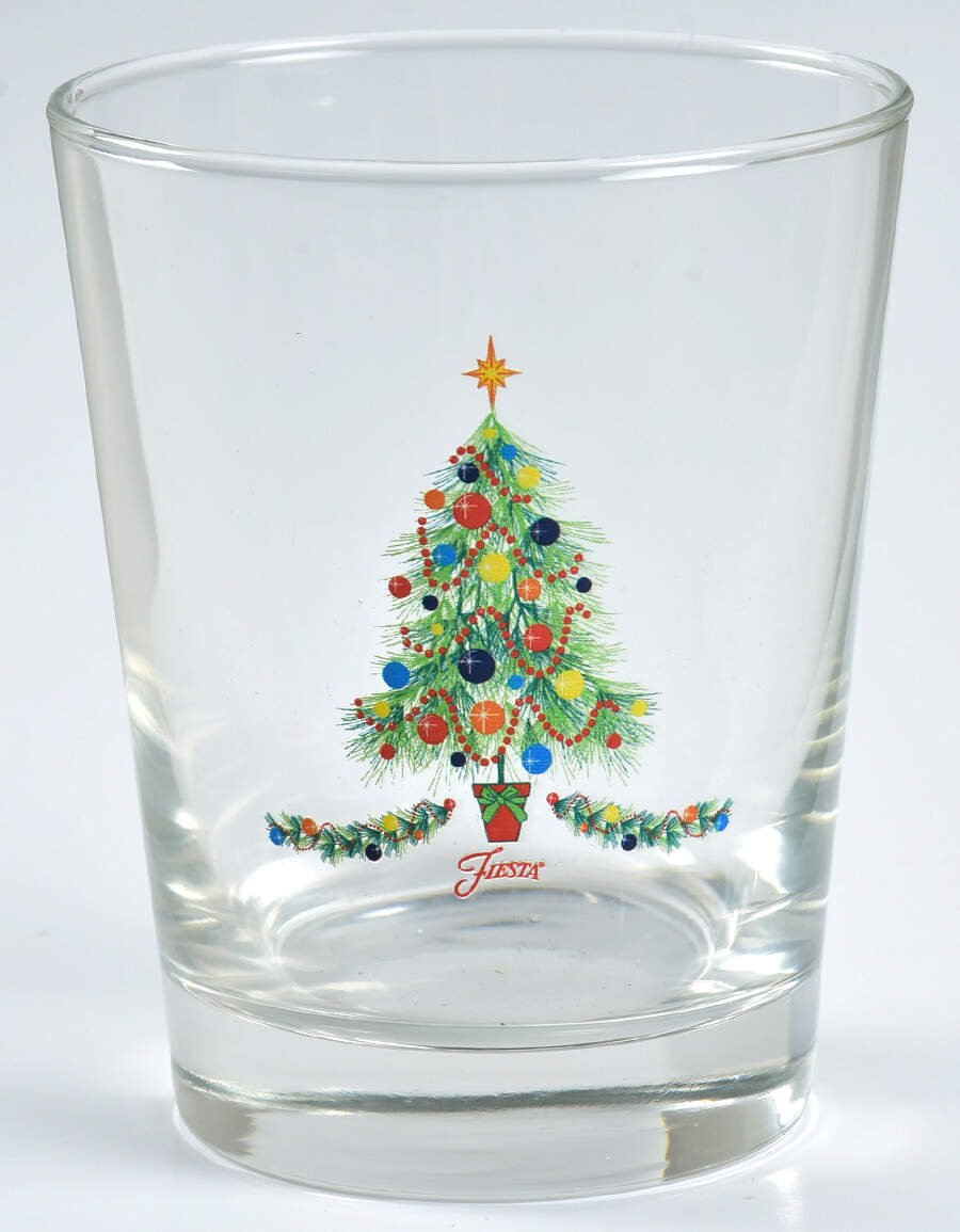 Fiesta Christmas Tree 15 Oz Glass Double Old Fashioned by Fiesta Tableware Company-1