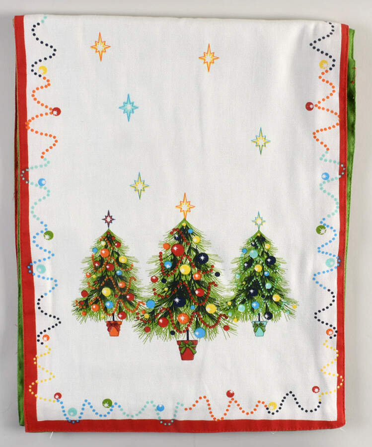 Fiesta Christmas Tree 14" X 72" Cloth Table Runner by Fiesta Tableware Company-1