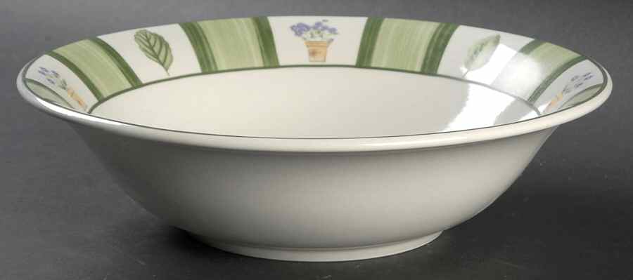 Flower Garden 9" Round Vegetable Bowl by Farberware-1