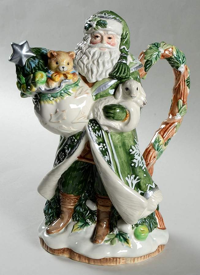 Winter Garden Figural Teapot & Lid by Fitz & Floyd-1