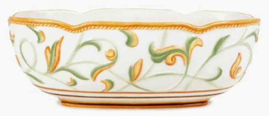 Florentina 13" Large Oval Salad Serving Bowl by Fitz and Floyd-1