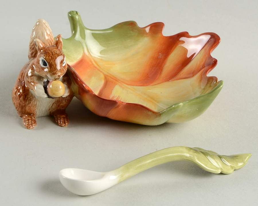 Harvest Dip Bowl W/Spoon by Fitz & Floyd-1
