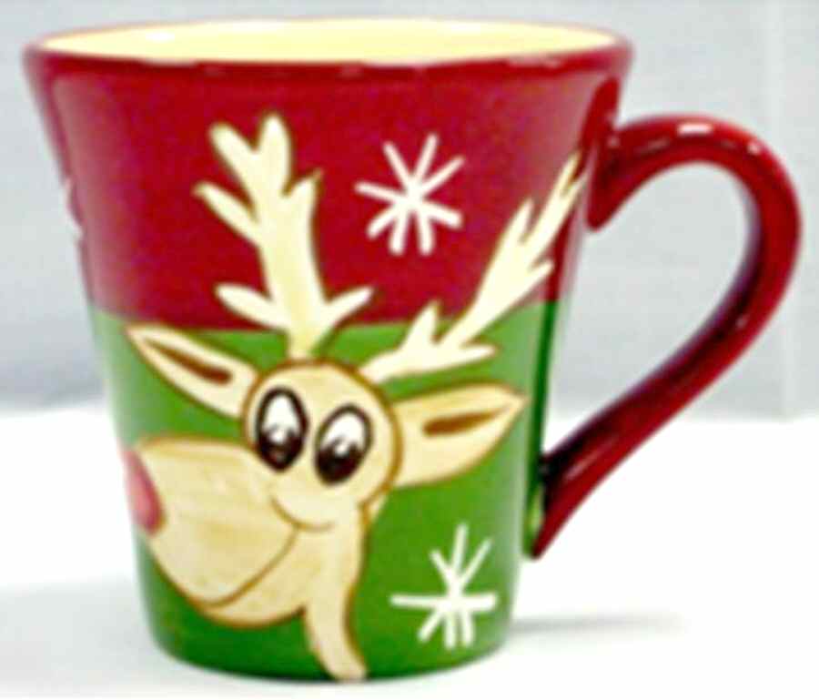 Rudolph Mug by Fitz and Floyd-1