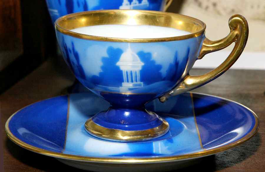 FSM1 Footed Cup & Saucer Set by Friedrich Simon-1
