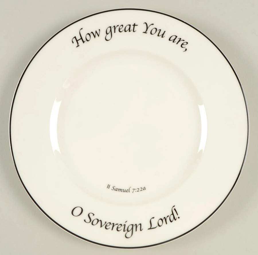 Praise Collection Salad Plate by Feed on the Word-1