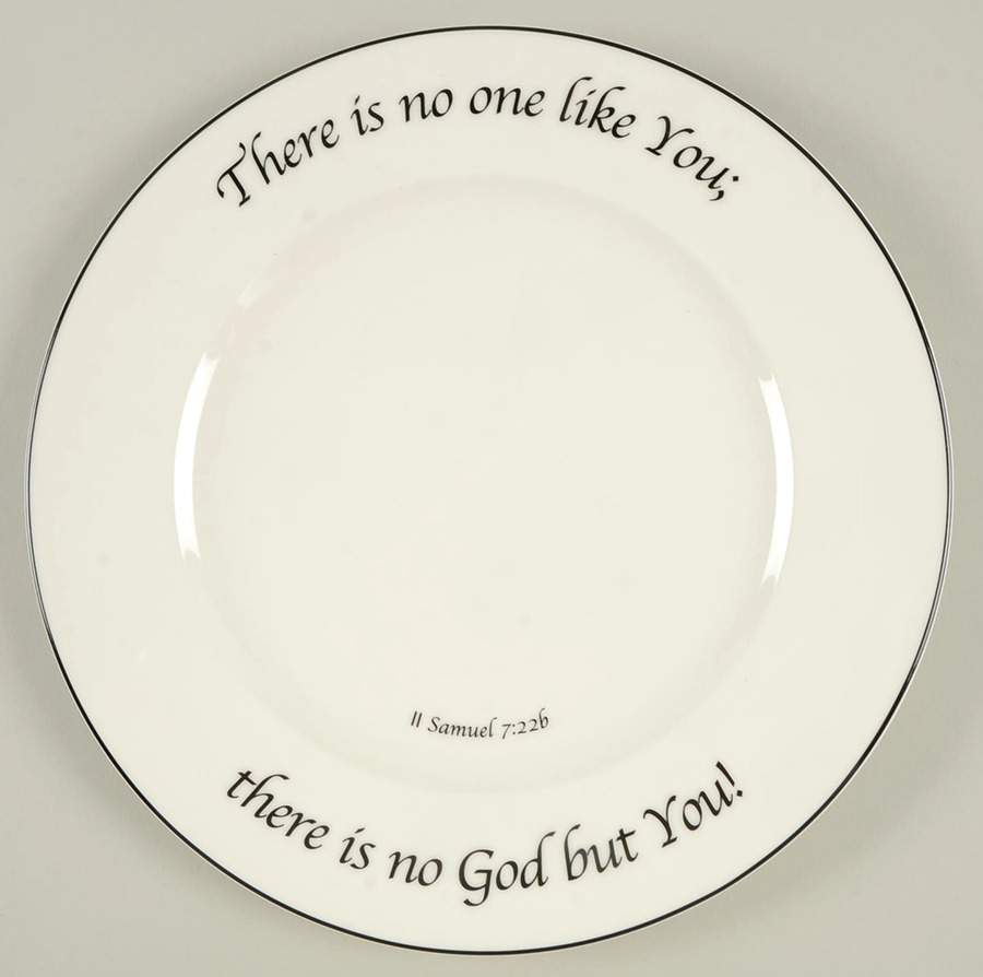 Praise Collection Dinner Plate by Feed on the Word-1