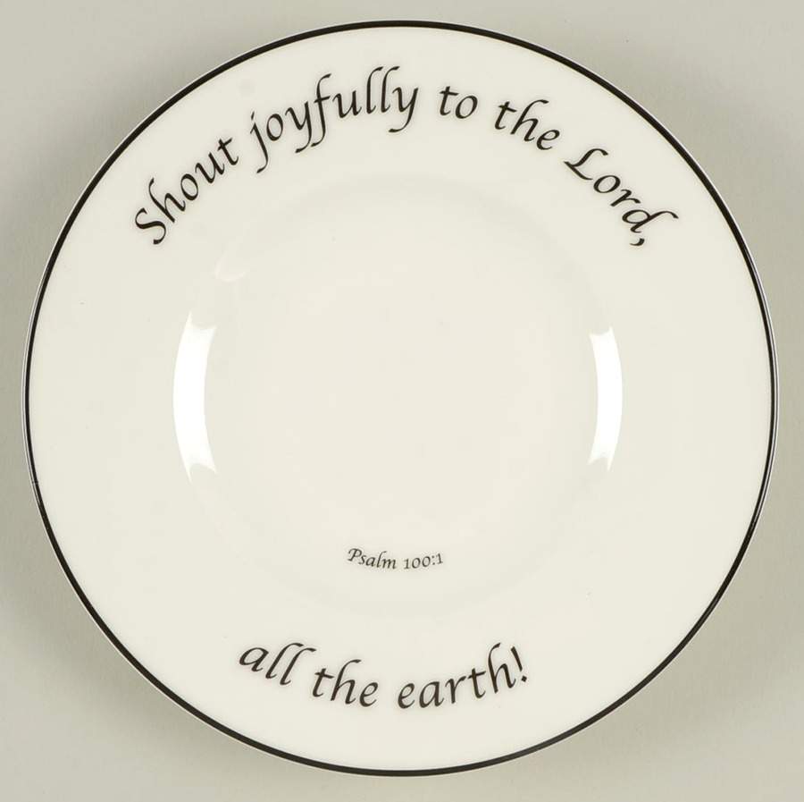 Praise Collection Bread & Butter Plate by Feed on the Word-1