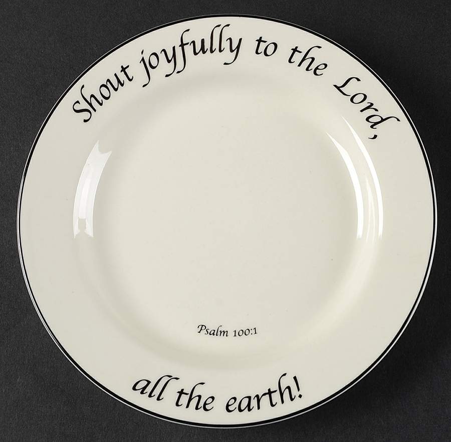 Praise Collection Bread & Butter Plate by Feed on the Word-1