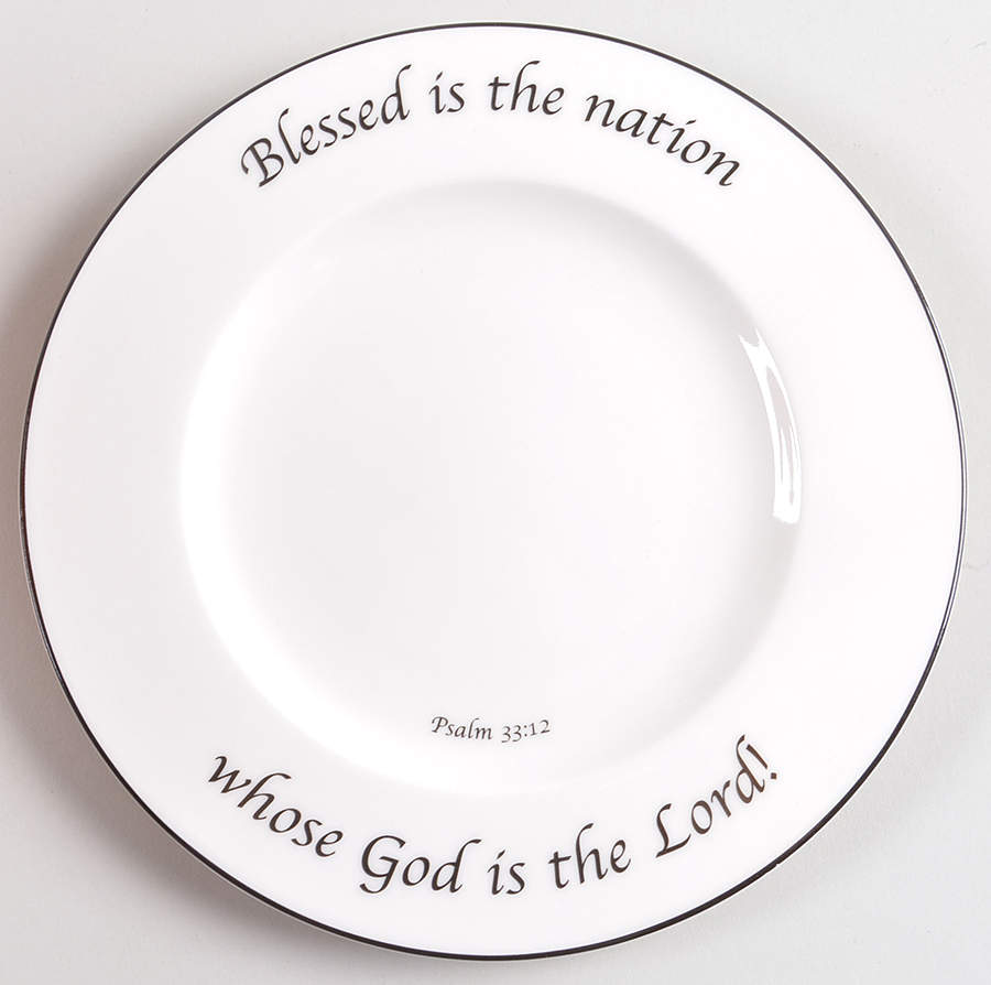 Patriotic Collection Salad Plate by Feed on the Word-1