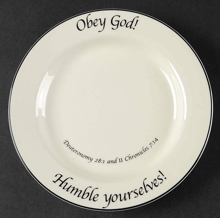 Patriotic Collection Bread & Butter Plate by Feed on the Word-1