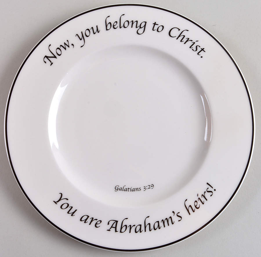 God's Promise Collection Salad Plate by Feed on the Word-1