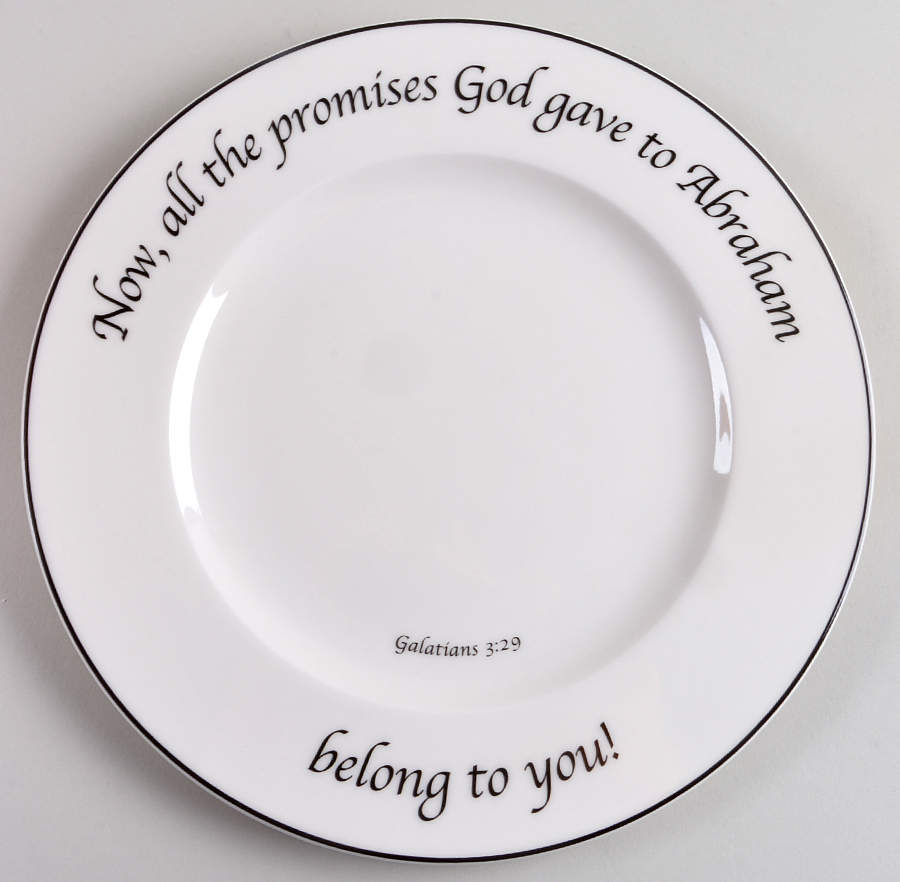 God's Promise Collection Dinner Plate by Feed on the Word-1