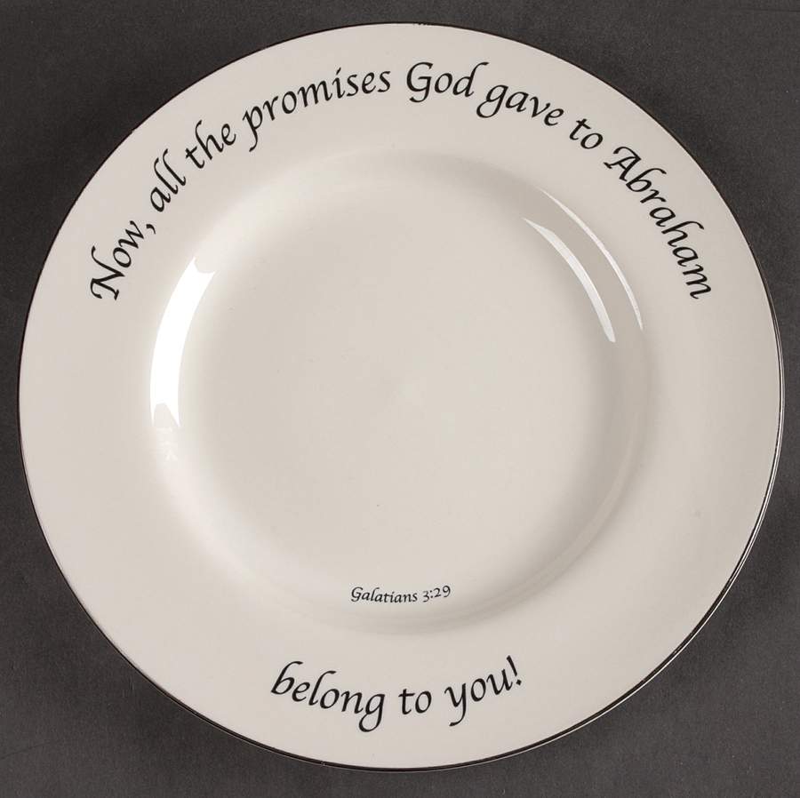 God's Promise Collection Dinner Plate by Feed on the Word-1