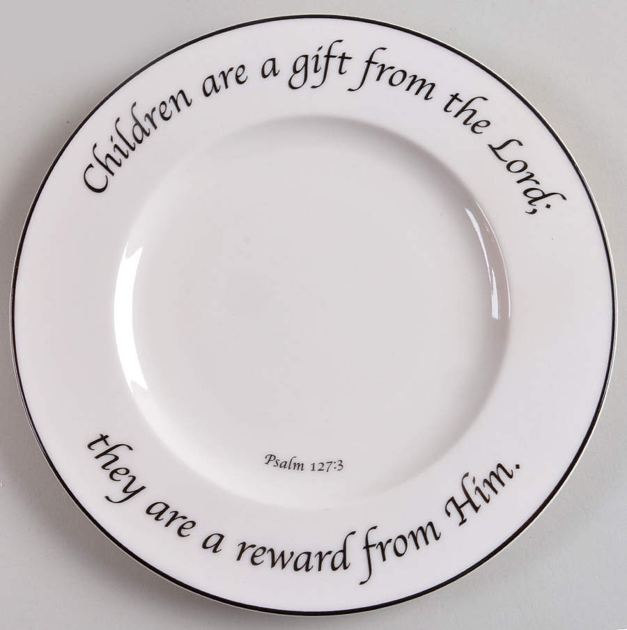 Family & Children Collection Salad Plate by Feed on the Word-1