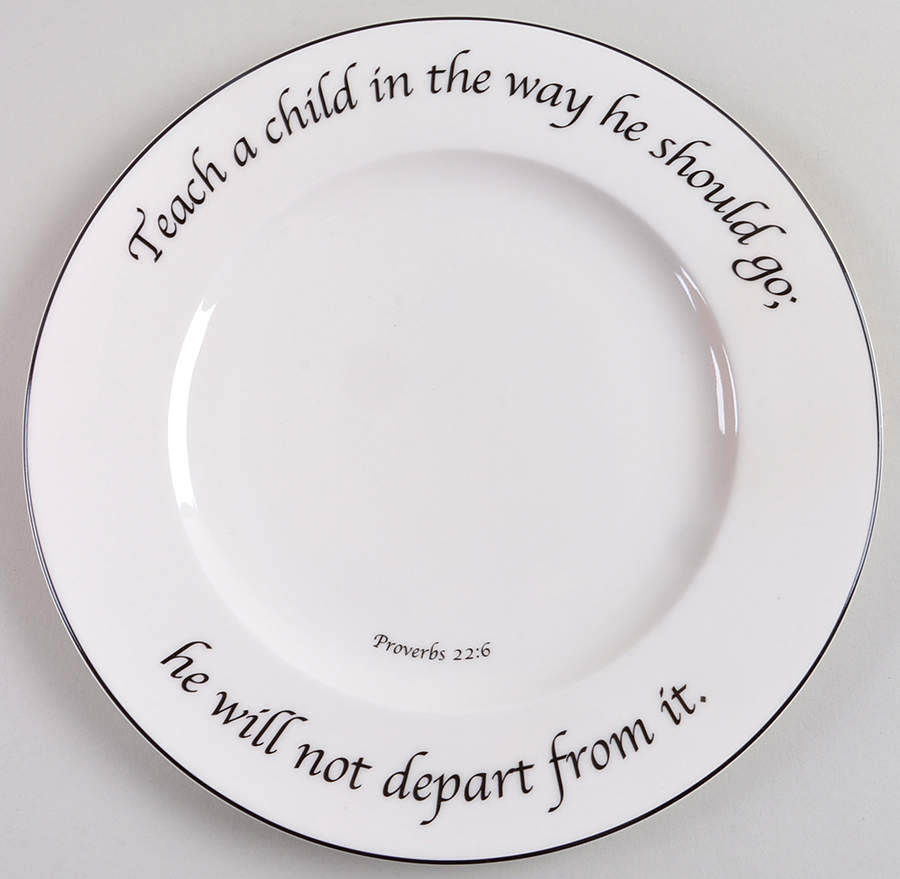 Family & Children Collection Dinner Plate by Feed on the Word-1