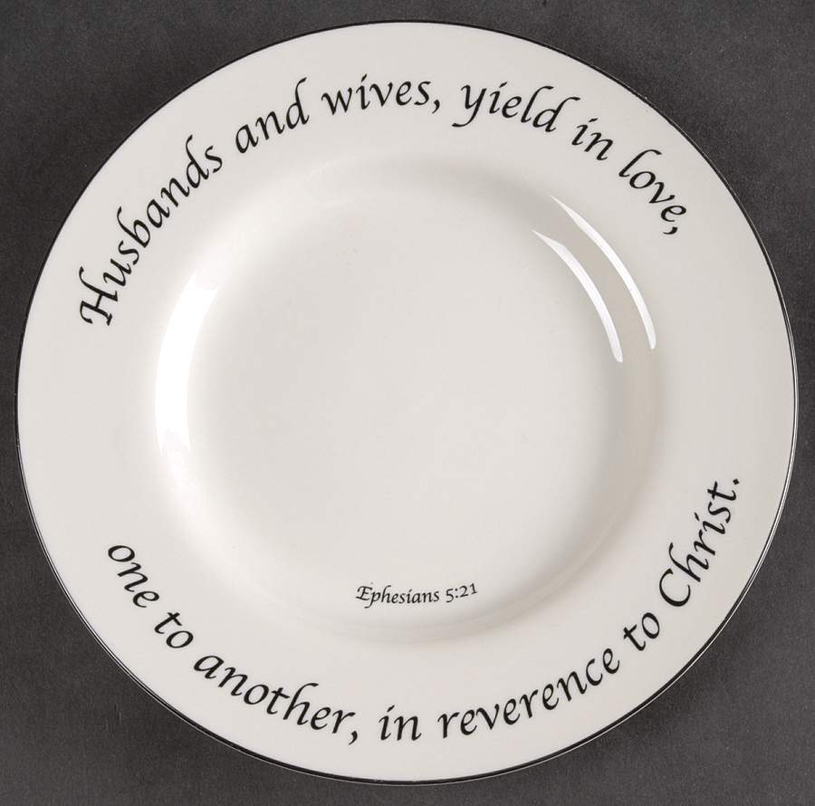 Family & Children Collection Salad Plate by Feed on the Word-1