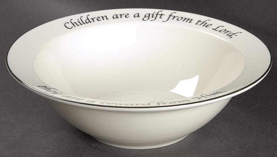 Family & Children Collection Soup/Cereal Bowl by Feed on the Word-1