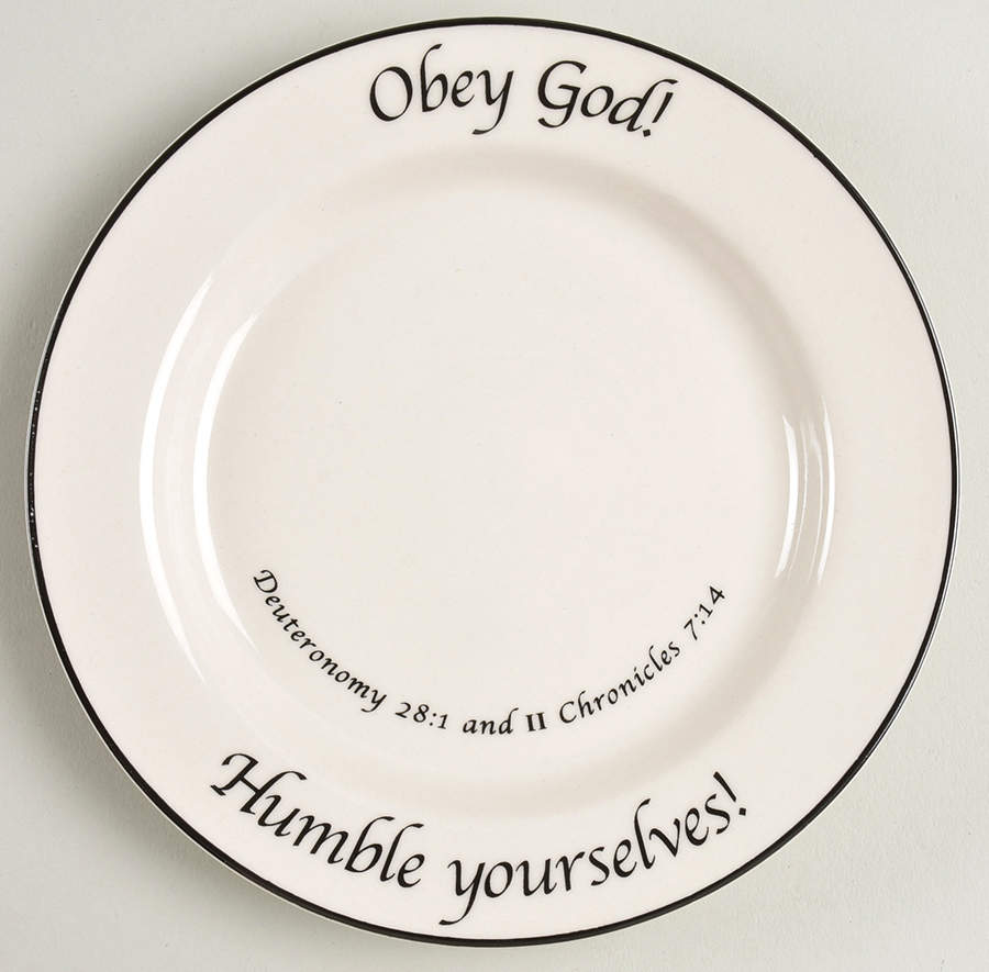 Psalms Collection Bread & Butter Plate by Feed on the Word-1