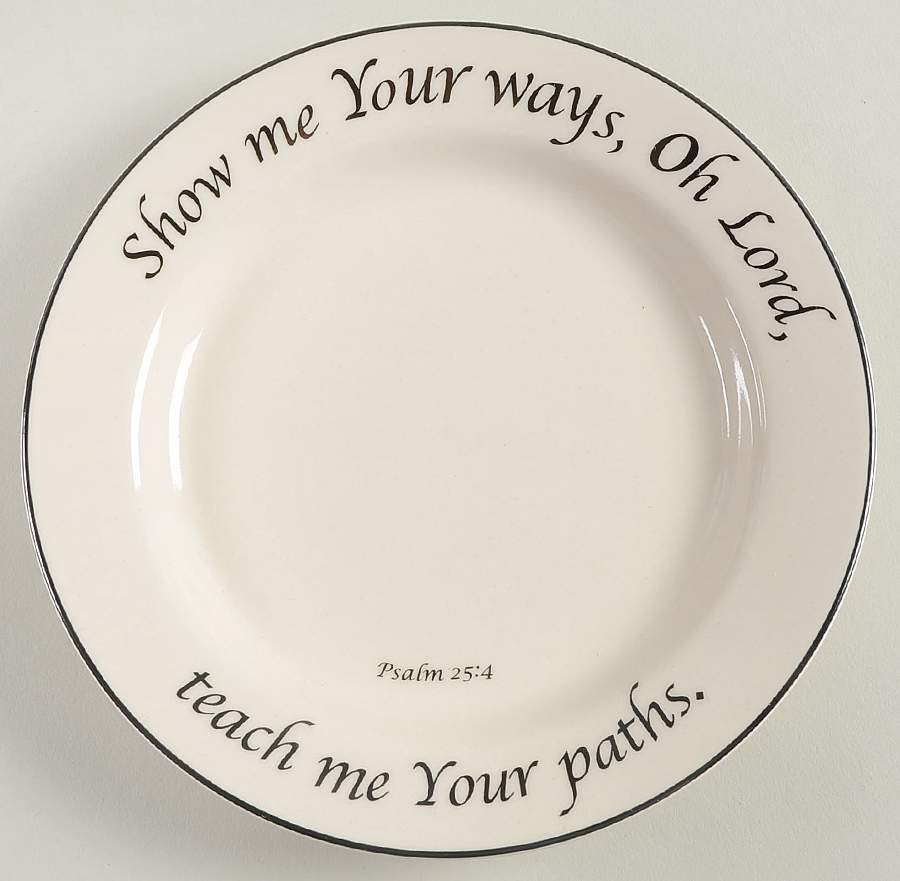 Psalms Collection Bread & Butter Plate by Feed on the Word-1