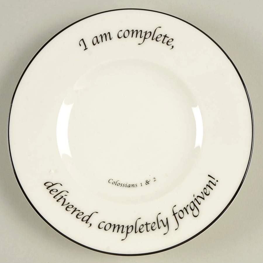 Identity Collection Bread & Butter Plate by Feed on the Word-1