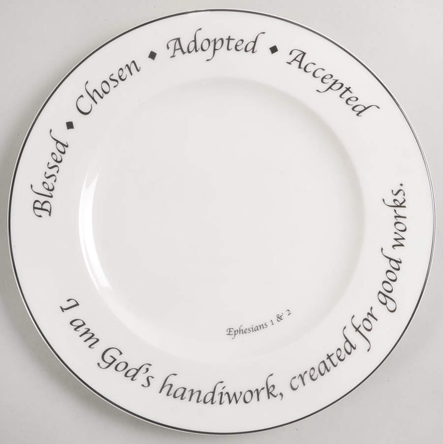 Identity Collection Dinner Plate by Feed on the Word-1