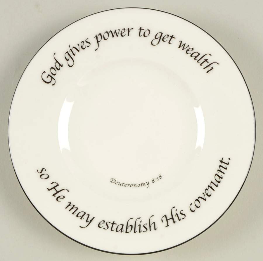 Prosperity Collection Bread & Butter Plate by Feed on the Word-1