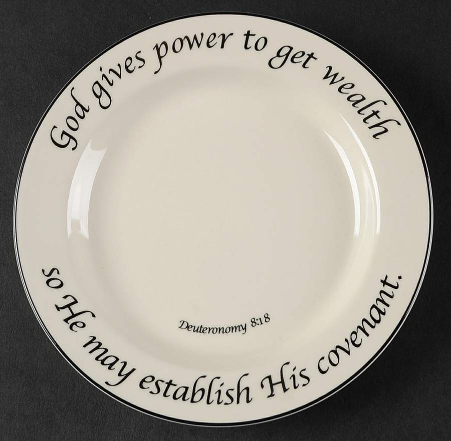 Prosperity Collection Bread & Butter Plate by Feed on the Word-1