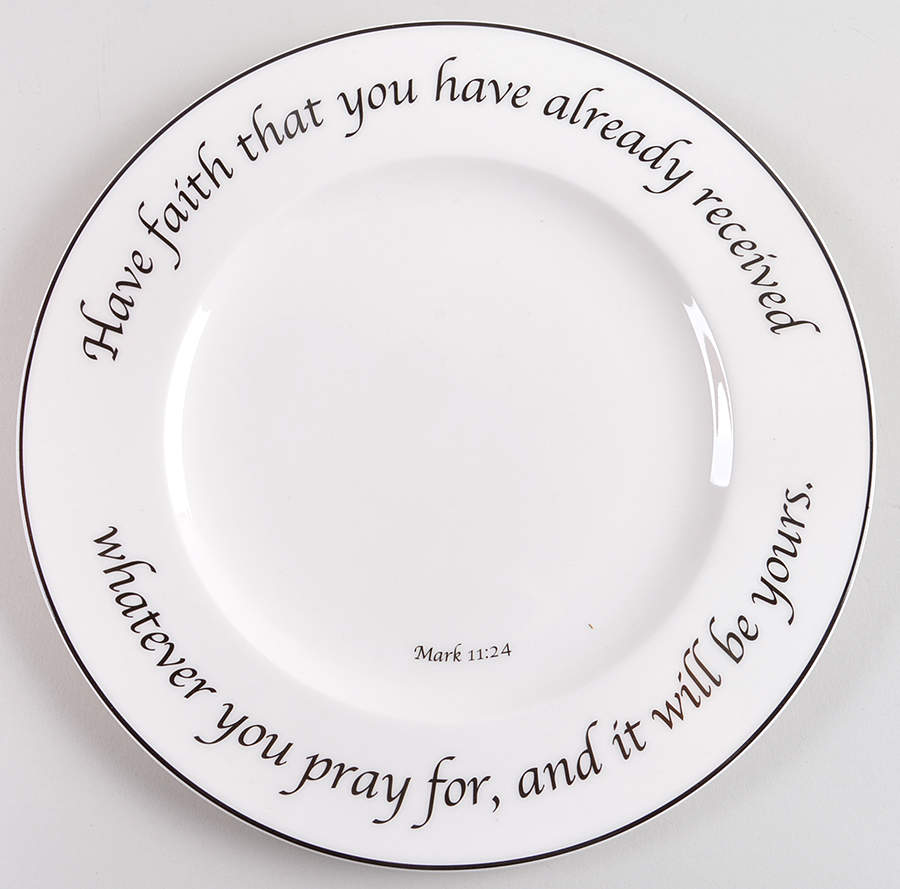 Health & Healing Collection Dinner Plate by Feed on the Word-1