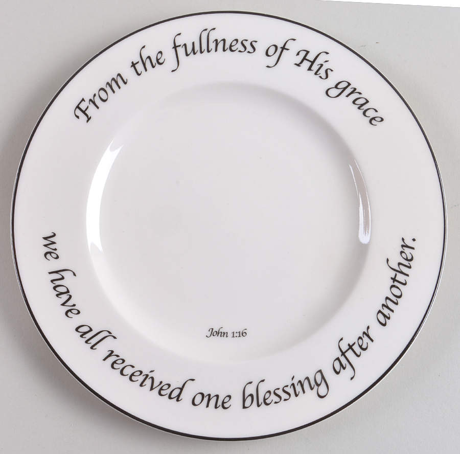 Grace Collection Salad Plate by Feed on the Word-1