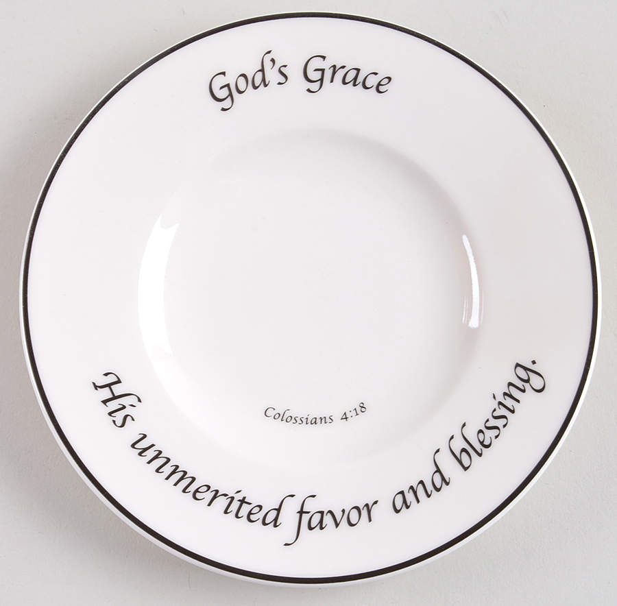 Grace Collection Bread & Butter Plate by Feed on the Word-1