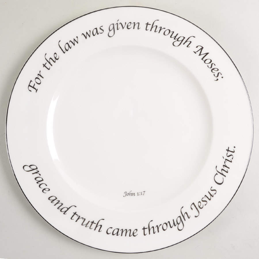 Grace Collection Dinner Plate by Feed on the Word-1