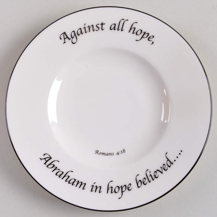 Hope Collection Bread & Butter Plate by Feed on the Word-1
