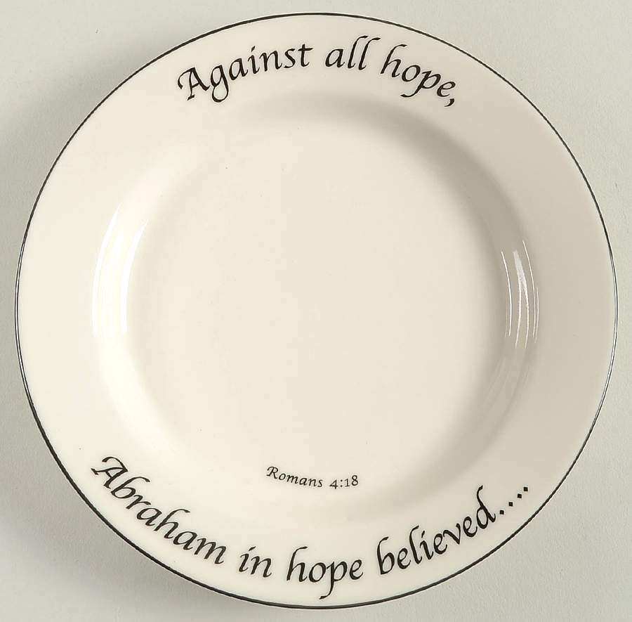 Hope Collection Bread & Butter Plate by Feed on the Word-1