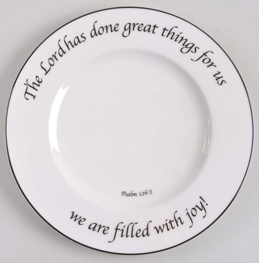 Joy Collection Salad Plate by Feed on the Word-1