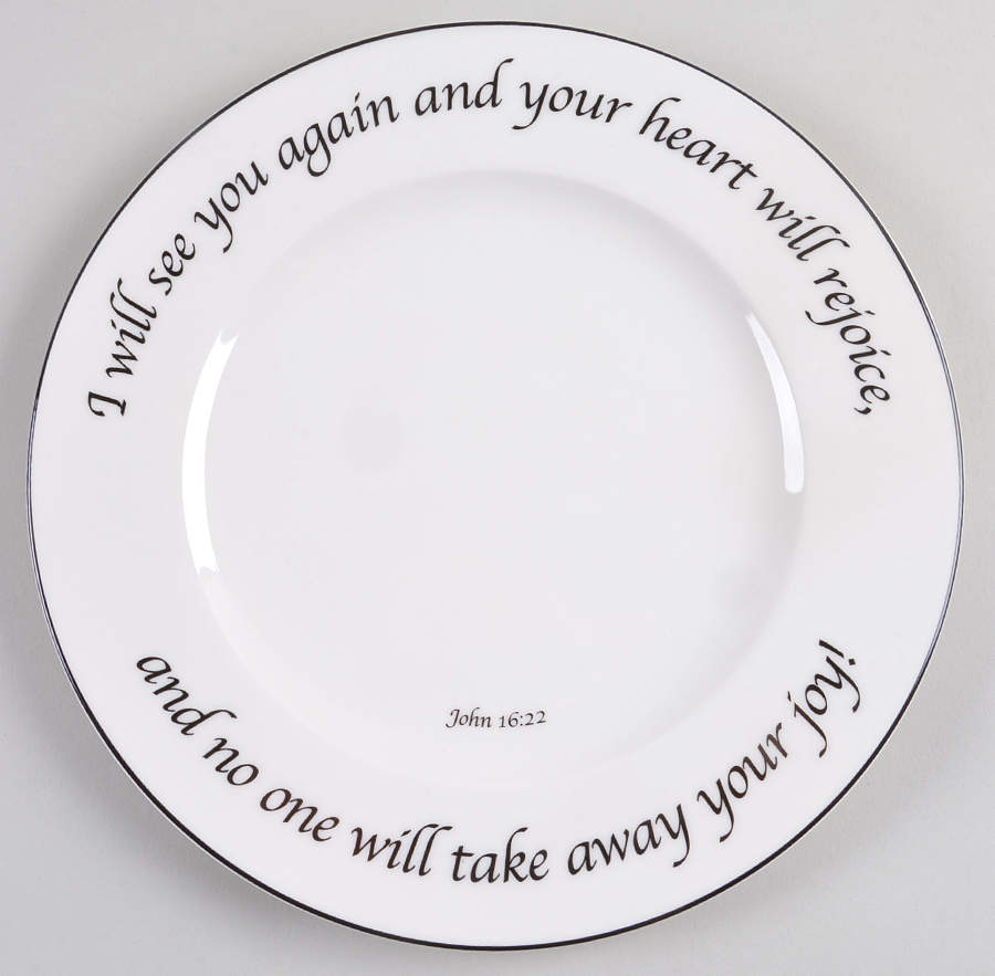 Joy Collection Dinner Plate by Feed on the Word-1