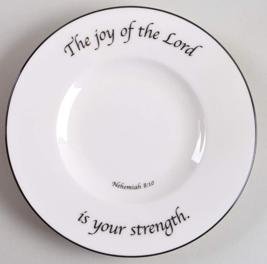 Joy Collection Bread & Butter Plate by Feed on the Word-1