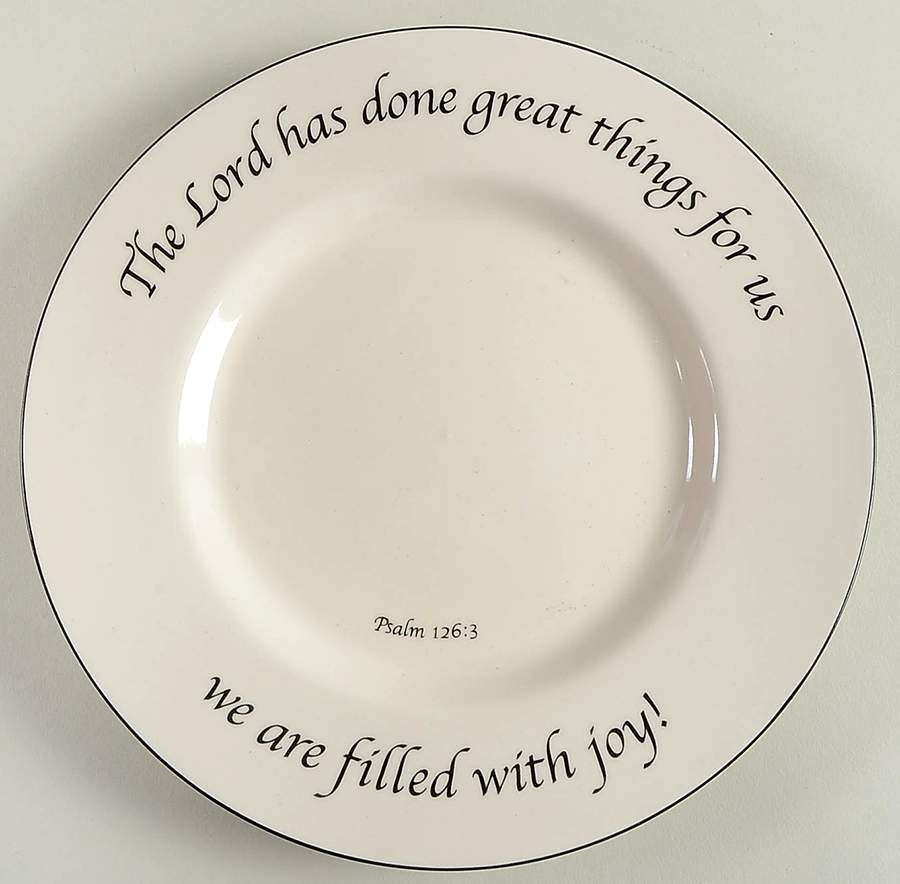 Joy Collection Salad Plate by Feed on the Word-1