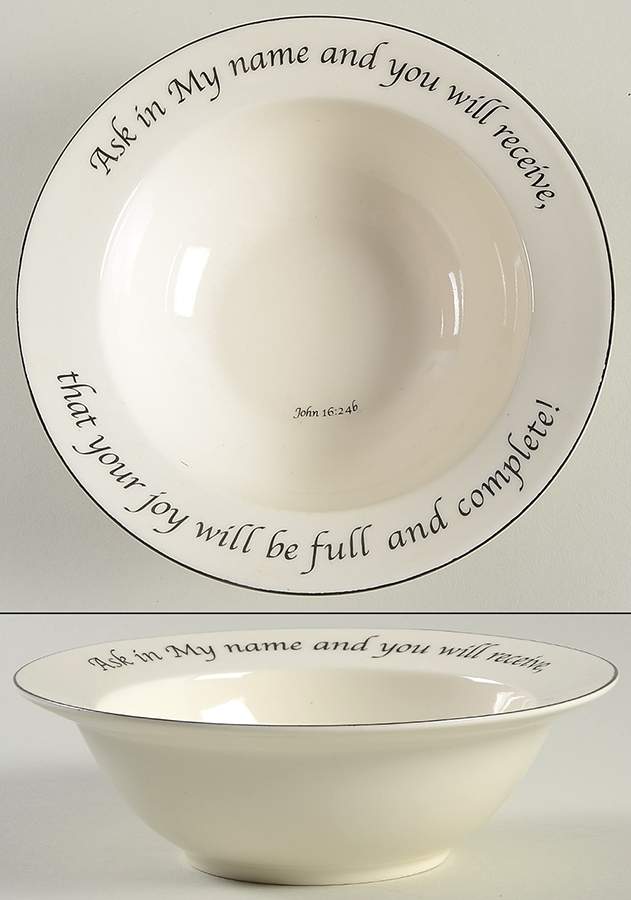 Joy Collection Soup/Cereal Bowl by Feed on the Word-1