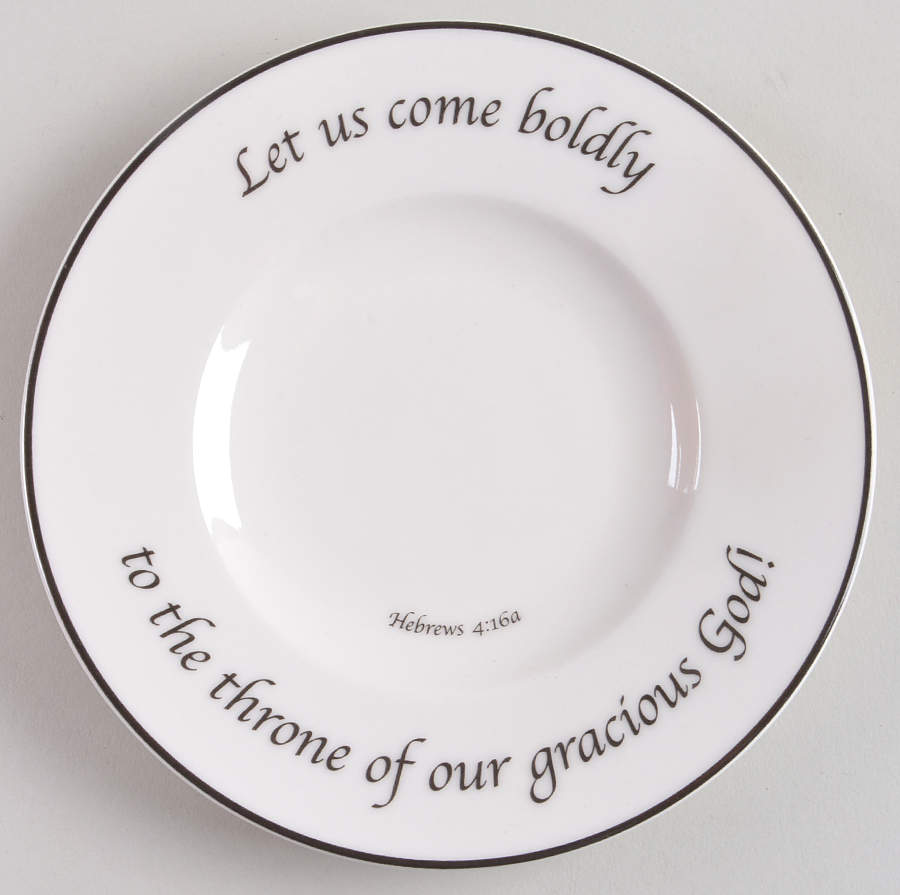 Prayer Collection Bread & Butter Plate by Feed on the Word-1