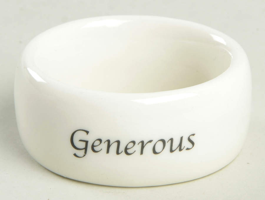 Serveware Napkin Ring by Feed on the Word-1