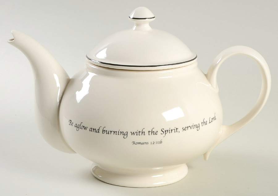Serveware Teapot & Lid by Feed on the Word-1