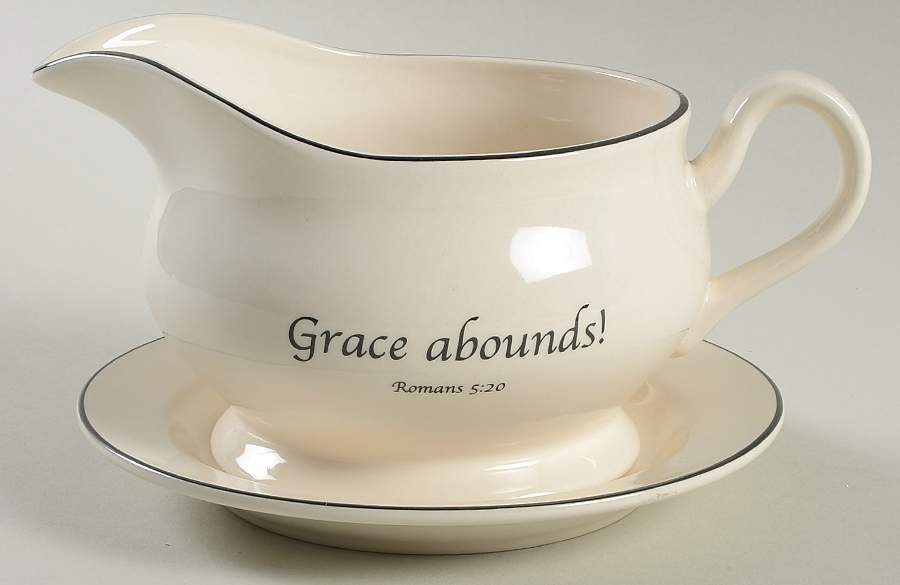 Serveware Gravy Boat & Underplate by Feed on the Word-1