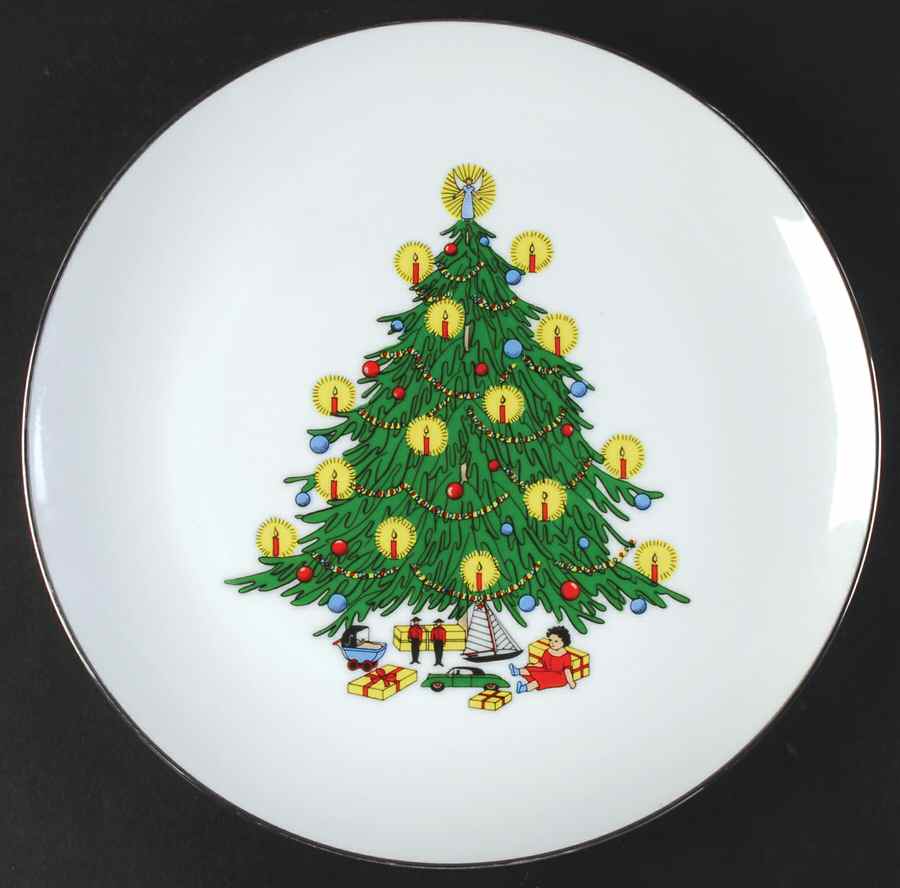 FFC2 (Platinum Trim) Dinner Plate by Fairmont Fine China-1