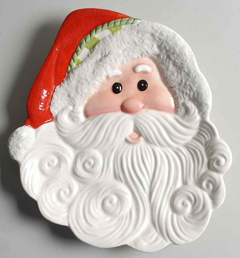 Holiday Cheer Figural Canape Plate by Fitz & Floyd-1