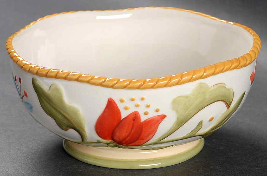 Garden Medley Soup/Cereal Bowl by Fitz & Floyd-1