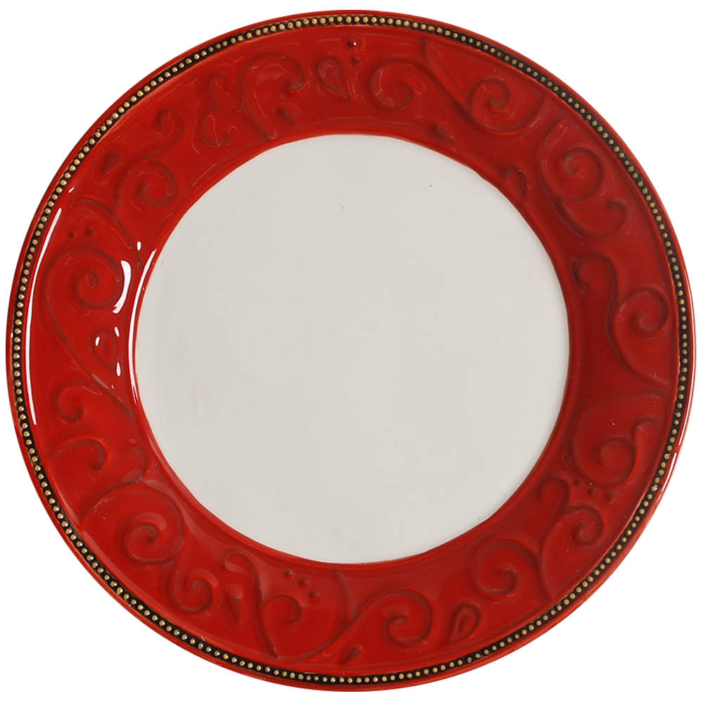 Damask Holiday Dinner Plate by Fitz & Floyd-1