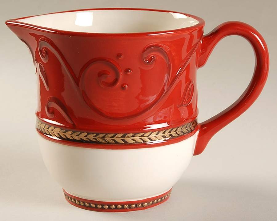 Damask Holiday Gravy Boat by Fitz and Floyd-1